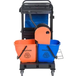 Hot Rootz Living Rootz rengöringsvagn - svart, blå, orange - metall, PP, tyg - 43