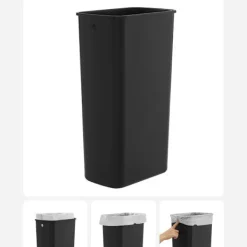 Outlet Rootz Living Rootz soptunna - soptunna - soptunna - soptunna - återvinningskärl - utomhus soptunna - inomhus soptunna - kök soptunna - kontorssoptunna - vit - 44,5 | Fyndiq