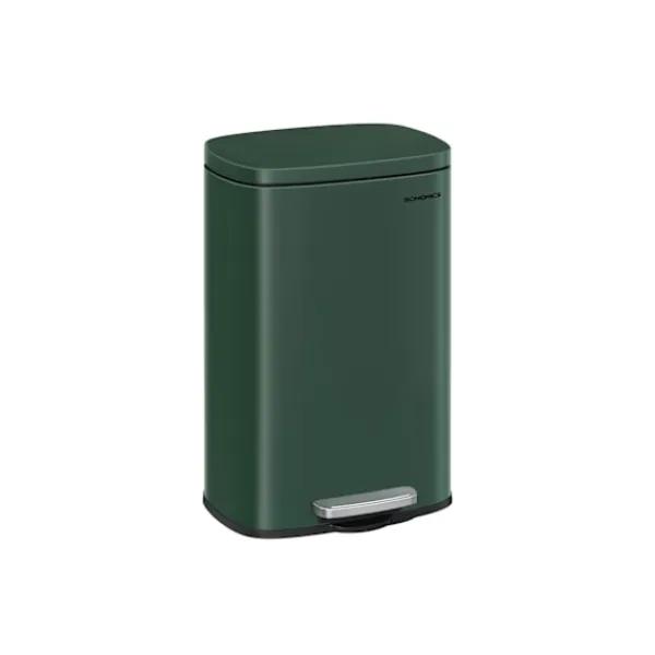 Online Rootz Living Rootz vintage grön stålsoptunna - soptunna - sopkorg - stål- och plastkonstruktion - 43,2 cm x 37,1 cm x 63,2 cm