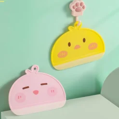 New Rosa Mini Glasrakel, Tecknad Duschskrapa, Liten Plastskrapa, Fönsterskrapa, Lätt att Rengöra Fönsterspegel