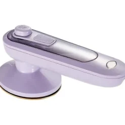 Hot （Rosa）Handhållen Elektrisk Strykjärn EU-kontakt Mini Klädångare Torr Kläder Strykmaskin