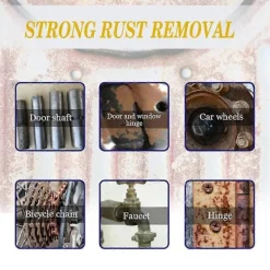 Outlet rostborttagare för metall