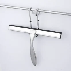 Discount Rostfri duschskrapa, 25 cm duschskrapa utan borrning