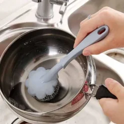 Online Rostfria skrubbrar stålull diskmaskin rengöringssvamp