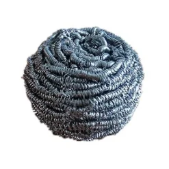 Outlet Rostfria stålkulor Köksrengöringsbollar Metallskur svamp Skursvampar Professionellt köksverktyg 20 stycken