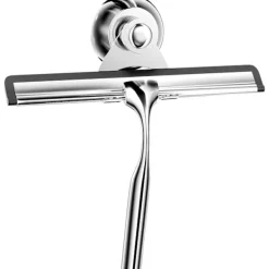 Online Rostfritt stål duschskrapa, duschskrapa med krok, inget hål, badrum