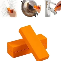 Discount Rostfritt Stål Repskyddssats, Köksmagiskt Rengöringsgummi, Tar Bort Rester, Vattenmärken och Fett från Apparater