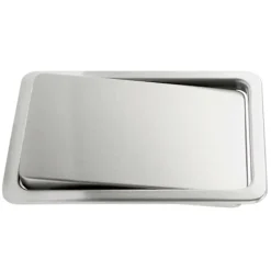 Outlet Rostfritt Stål Skräp Lock Soptunna Lock Inbyggd Balans Sväng Lock Skräp Lock för Kök