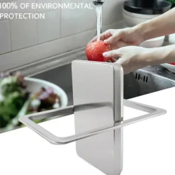 Outlet Rostfritt Stål Skräp Lock Soptunna Lock Inbyggd Balans Sväng Lock Skräp Lock för Kök