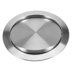 Clearance DAO Rostfritt Stål Skräp Lucka Lock Soptunna Lock Infälld Inbyggd Balans Sväng Lucka Skräp Lock För [db] Silver