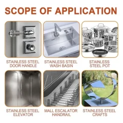 Outlet Rostfritt stål underhållsmedel