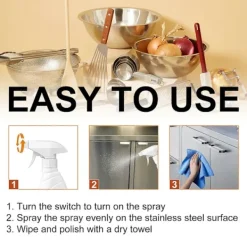 Outlet Rostfritt stål underhållsmedel