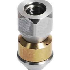 Discount OCEAN Roterande Munstycke för Trycktvätt, Rörrengöring, 1/8" IG Inlopp, 3 x 0,8 mm - 050, Rostfritt Stål/Mässing