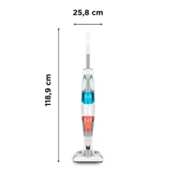 Hot ROWENTA Clean & Steam Multi Ångstädare, Dammsuger och tvättar samtidigt med ånga RY8544WH , orange Vit, Blå