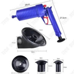 Discount TECH DISCOUNT Rörrensare - TD® - Fjäder - Högkvalitativ plast - 4 sugkoppar - 0,9 kg