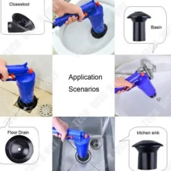 Discount TECH DISCOUNT Rörrensare - TD® - Fjäder - Högkvalitativ plast - 4 sugkoppar - 0,9 kg