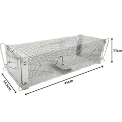 Råttfälla XXL - Stor metallbur för skadedjur