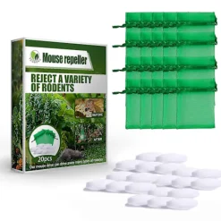 Clearance Råttgiftpiller Pack Rodenticid Trädgård Hushåll Bilmotor Råtta Ekorre Gnagare Avskräckande 60pcs