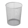 Sale Rubbermaid Commercial Products Concept Collection Mesh Metal Papperskorg, 5-Gallon, Passar Under Skrivbord, Silver, Soptunna för Skola/Kontor/Hem/Badrum | Fyndiq