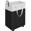 Sale Rullande tvättkorg, hopfällbar vattentät tvätt- och förvaringskorg med hjul, lätt att använda och bärbar