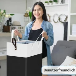 Sale Rullande tvättkorg, hopfällbar vattentät tvätt- och förvaringskorg med hjul, lätt att använda och bärbar