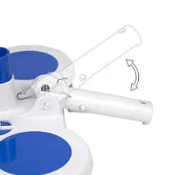 Hot Rullande tvättkorg med hjul, smutsiga kläder organizer vagn kompatibel med sovrum, badrum, tvättstuga förvaring - robust hopfällbar nätkorg