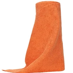 Best Rulle med mikrofiberrengöringsdukar, luddfri rengöringsduksrulle, återanvändbar duk för kök och fönster, 20 st per rulle, orange