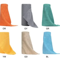 Best Rulle med mikrofiberrengöringsdukar, luddfri rengöringsduksrulle, återanvändbar duk för kök och fönster, 20 st per rulle, orange