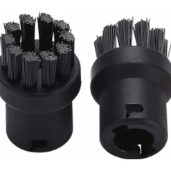 Rund borstsats i mässingstråd för Kärcher SC1 SC2 CTK10 CTK20SC3 SC4 SC5 ångtvätt (2 svarta, 2 gula)