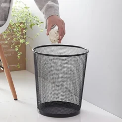 Sale Rund Trådkorg, Tjock Rostfri Järntråd