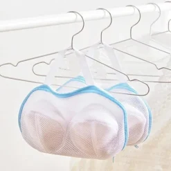 Clearance RYI-BH-tvättpåse Underkläder Tvättpåse BH Rengöringspåse Anti-deformationsnätficka Special för Tvättmaskin Blå