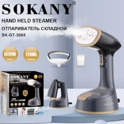 New RYI-Klädångare, Ångstrykjärn för Kläder för Hem, Kontor, Resor, Uppgraderad 400ML Stor Vattentank, Skrynkelborttagare