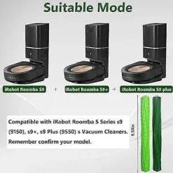 Outlet FMYSJ S9 Ersättningsdelar för iRobot Roomba S9+ (9550) S9 (9150) Robotdammsugare Tillbehör Rulle (FMY) Green