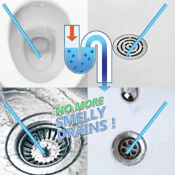 New Sanistick avloppsrensare avloppsrenare 2-Pack