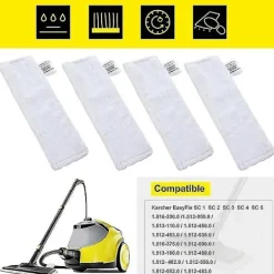 Discount Sats med 4 mikrofiberdukar ersättningsdukar och 2 mikrofiber