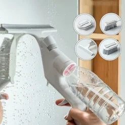 Best Sats Vattenspray Rengöringsverktyg Badrum Kakel Gap Fönster Spår Rengöringsborste Hushåll