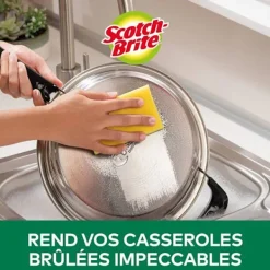 Discount Scotch-Brite Classic Rengöringssvamp för Grovrengöring, 20-pack - Hållbar skrubbsvamp som tar bort fett