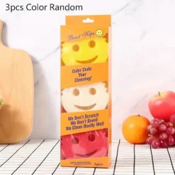 Clearance FMYSJ Scrub Daddy & Scrub Mommy Dubbelsidig Svampset - Ergonomisk, Repfri Rengöring För Kök, Badrum & Mer - Polyuretan, Säker På Flera Ytor (FMY) 3pcs | Fyndiq Random Color