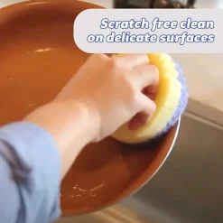 Sale ATELA Scrub Daddy Scrub shooting star blandade 3-pack, dubbelsidig skrubbsvamp, alternativ till skurar som inte repar, rengöringssvampar för diskning