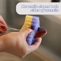 Sale ATELA Scrub Daddy Scrub shooting star blandade 3-pack, dubbelsidig skrubbsvamp, alternativ till skurar som inte repar, rengöringssvampar för diskning