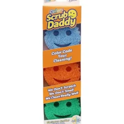Discount Scrub Daddy SDC3CTX12 Svamp, 3-pack, Flerfärgad