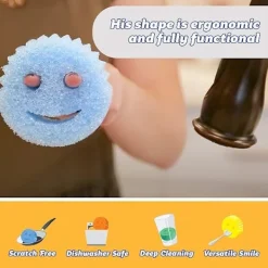 Discount Scrub Daddy SDC3CTX12 Svamp, 3-pack, Flerfärgad