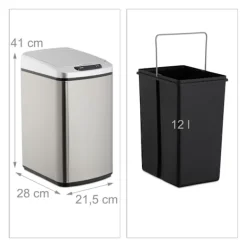 Discount B2X Sensoravfallsbehållare 12 l