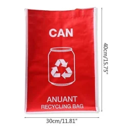 Clearance Separate Recycling Waste Bin Bags For Kitchen Recycle Garbage Trash Sorting Bins Organizer Waterproof