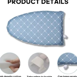 Clearance Set med 1 (blå) strykjärnsvante, strykhjälpmedel med värmebeständighet