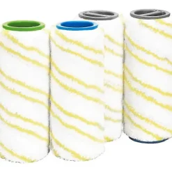 New Set med 4 Ersättningsrullar för Kärcher FC7 FC5 FC3 Golvrengörare utan FI-tillbehör 2.055-006.0