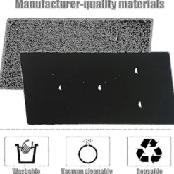 New FMYSJ Set med 4 filter för Bauknecht, Privileg, Whirlpool torktumlare med värmepump - Svampfiltermattor (FMY)