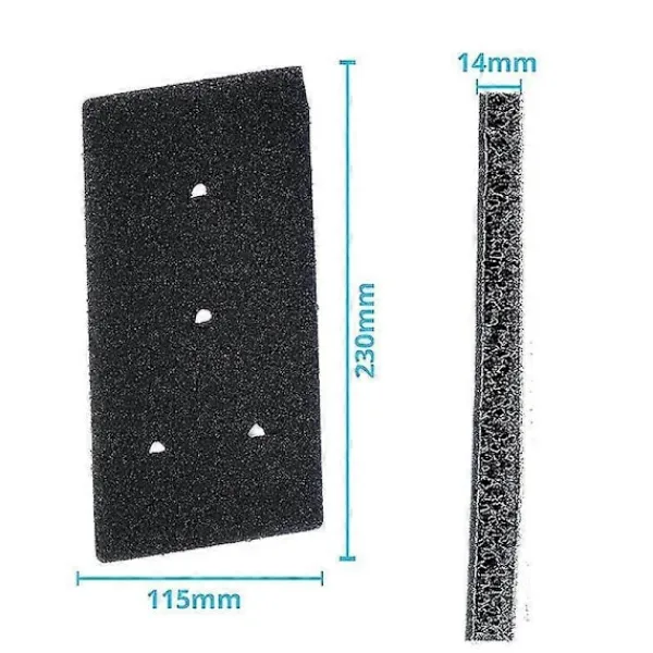 New Set med 6 filter för Bauknecht Privileg Whirlpool HX 481010716911 Torktumlare Värmepumpstumlare Fin Grov 230 x 115 x 14 mm Svampfiltermatta Kondensor Torr | Fyndiq