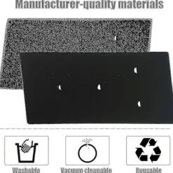 Discount Set med 4 filter för Bauknecht, Privileg, Whirlpool torktumlare med värmepump - Svampfiltermattor