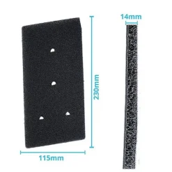 Outlet DAO Set med 6 filter för Bauknecht Privileg Whirlpool HX 481010716911 Torktumlare Värmepumpstorktumlare Fin Grov 230 x 115 x 14 mm Svampfiltermatta Kond [DB] | Fyndiq